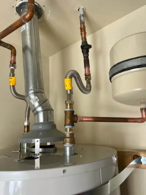 Water heater installation and plumbing repair in McAfee